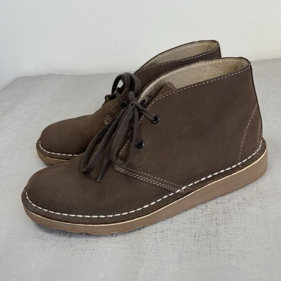 L.L. Bean Shoes - L.L. Bean Womens Stonington Chukka Boots Brown Suede Leather Casual Shoes 8 M